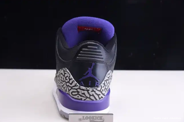 Cheap Husky Jordan Purple CT8532-050 3 Air Court Black Retro 0516